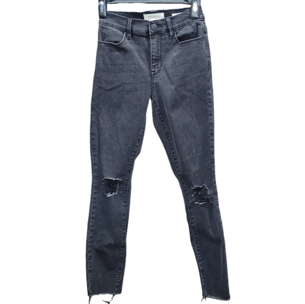 PACSUN high-rise raw hem ankle jeggings Size 24
